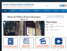 Tablet Screenshot of catholicgators.org